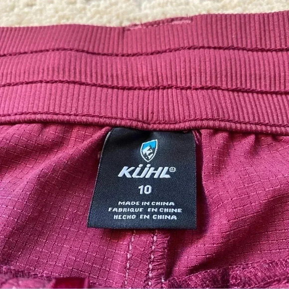 Kuhl Strattus Shorts Claret Athletic Hiking Active Outdoors: 10 - Picture 5 of 12
